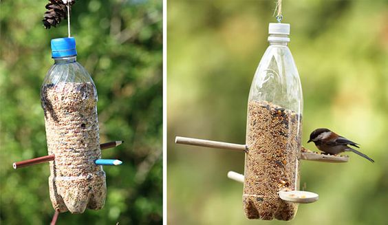 9 ideias criativas para reutilizar e reciclar garrafas PET | Papel Semente