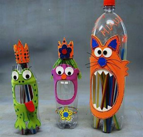 9 ideias criativas para reutilizar e reciclar garrafas PET | Papel Semente